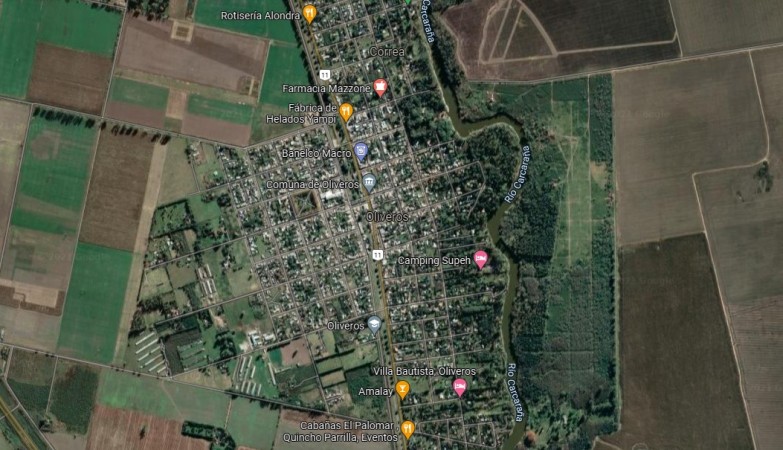 LOTES OLIVEROS, 450 M2, ZONA CENTRICA, A POCAS CUADRAS DEL RIO.