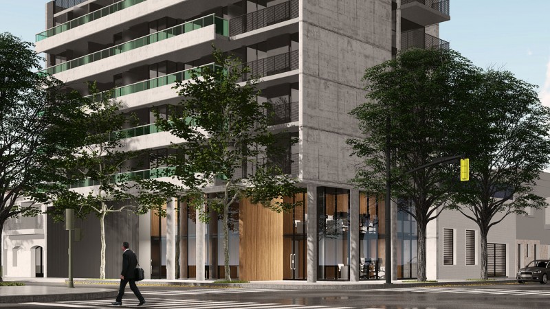 San Martin 2900, esquina rueda. Proyecto 1 dormitorio. Excelente calidad constructiva