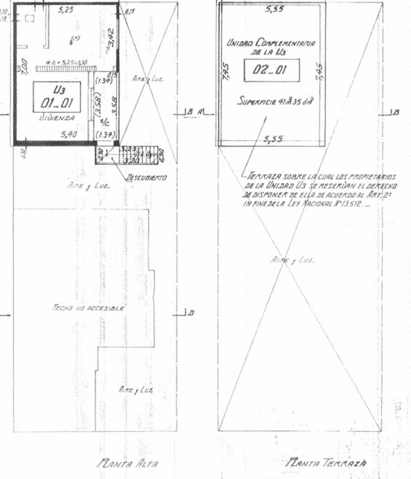 Wagner 1100, interna planta alta, un dormitorio. 