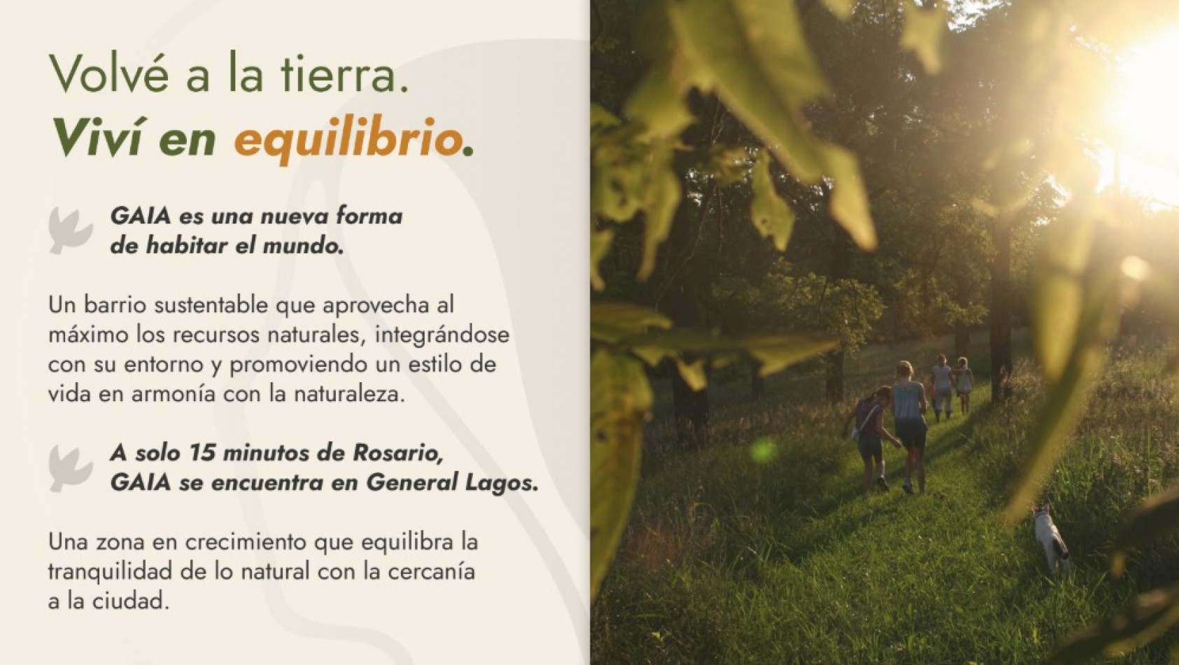 Entrega y Cuotas, GAIA - Barrio Abierto Sustentable en General Lagos, excelente ubicacion y financiacion.
