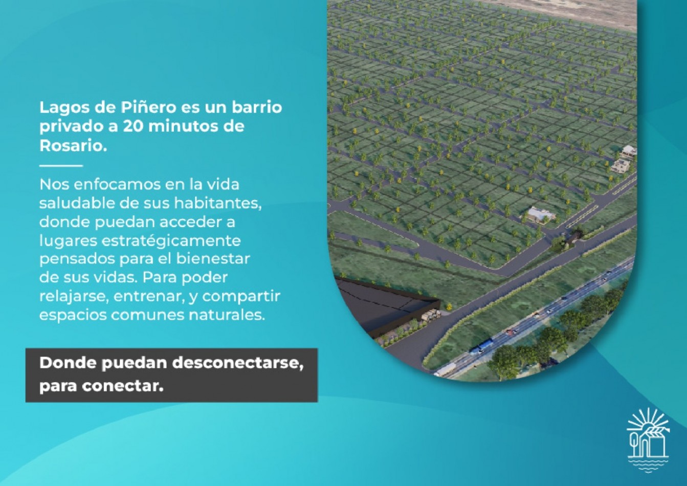 Lagos de Piñero, barrio privado, terreno de 360 m2