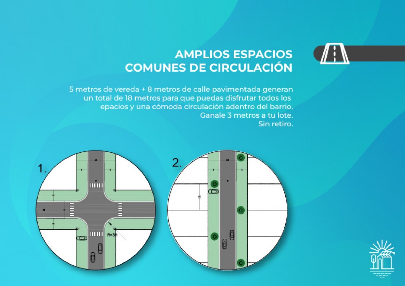 Lagos de Piñero, barrio privado, terreno de 360 m2