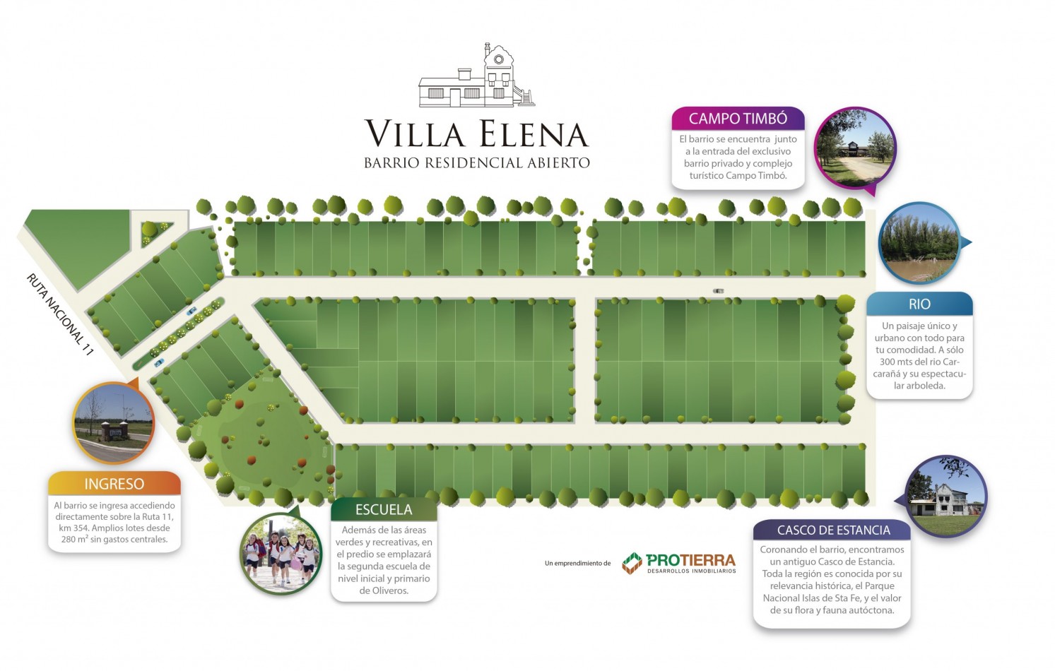 Villa Elena, Oliveros, lote 31, 400 m2, excelente ubicacion! Posibilidad Financiacion. 