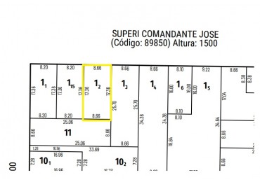 Superi 1500, propiedad a reciclar, lote de 148 m2, zona norte.