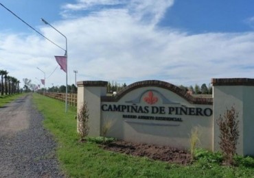 Campiñas de Piñero, barrio abierto privado, terreno 360 m2 excelente zona.