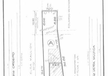 San Juan 3200, terreno interno, ideal constructora! 207.65 m2.