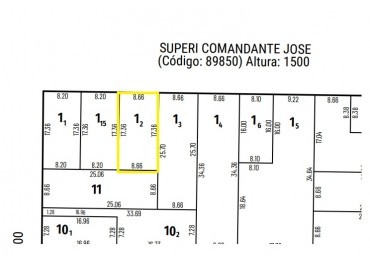 Superi 1500, propiedad a reciclar, lote de 148 m2, zona norte.